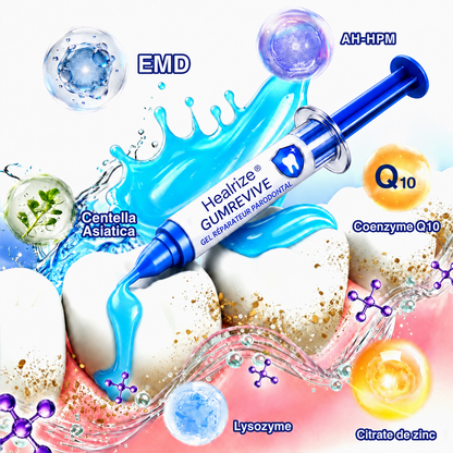 🦷Gel de réparation parodontale Healrize® GumRevive (pour les saignements et la rétraction des gencives ainsi que le déchaussement des dents)🐳