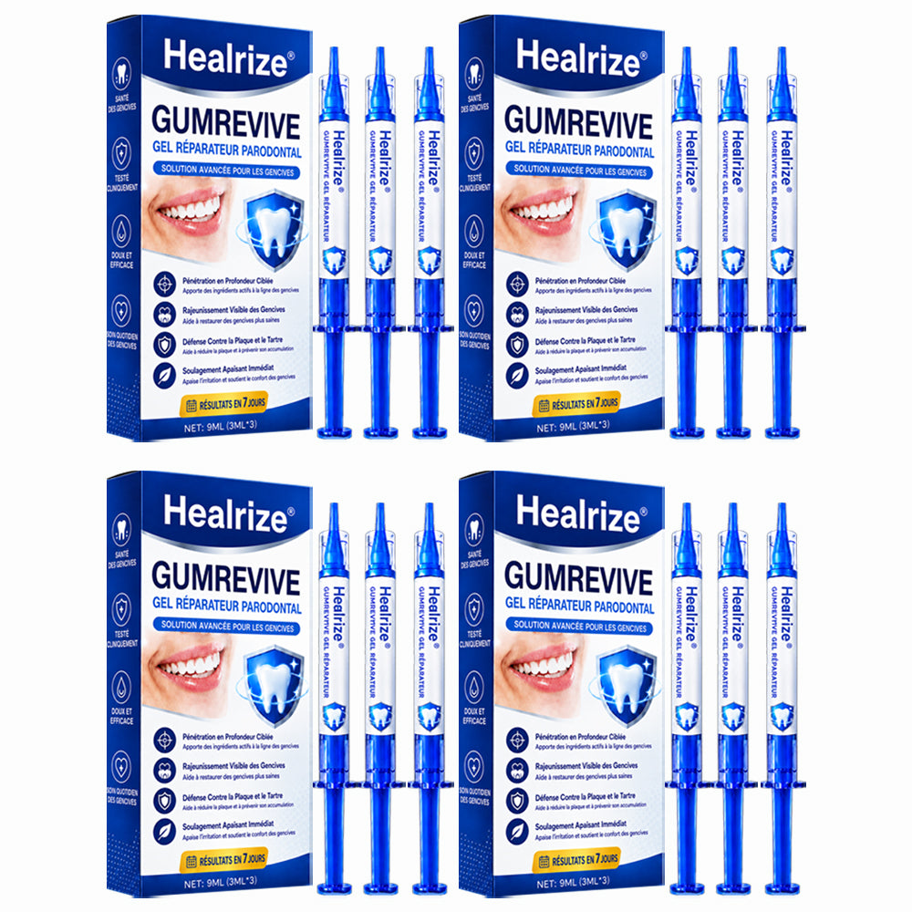 🦷Gel de réparation parodontale Healrize® GumRevive (pour les saignements et la rétraction des gencives ainsi que le déchaussement des dents)🐳
