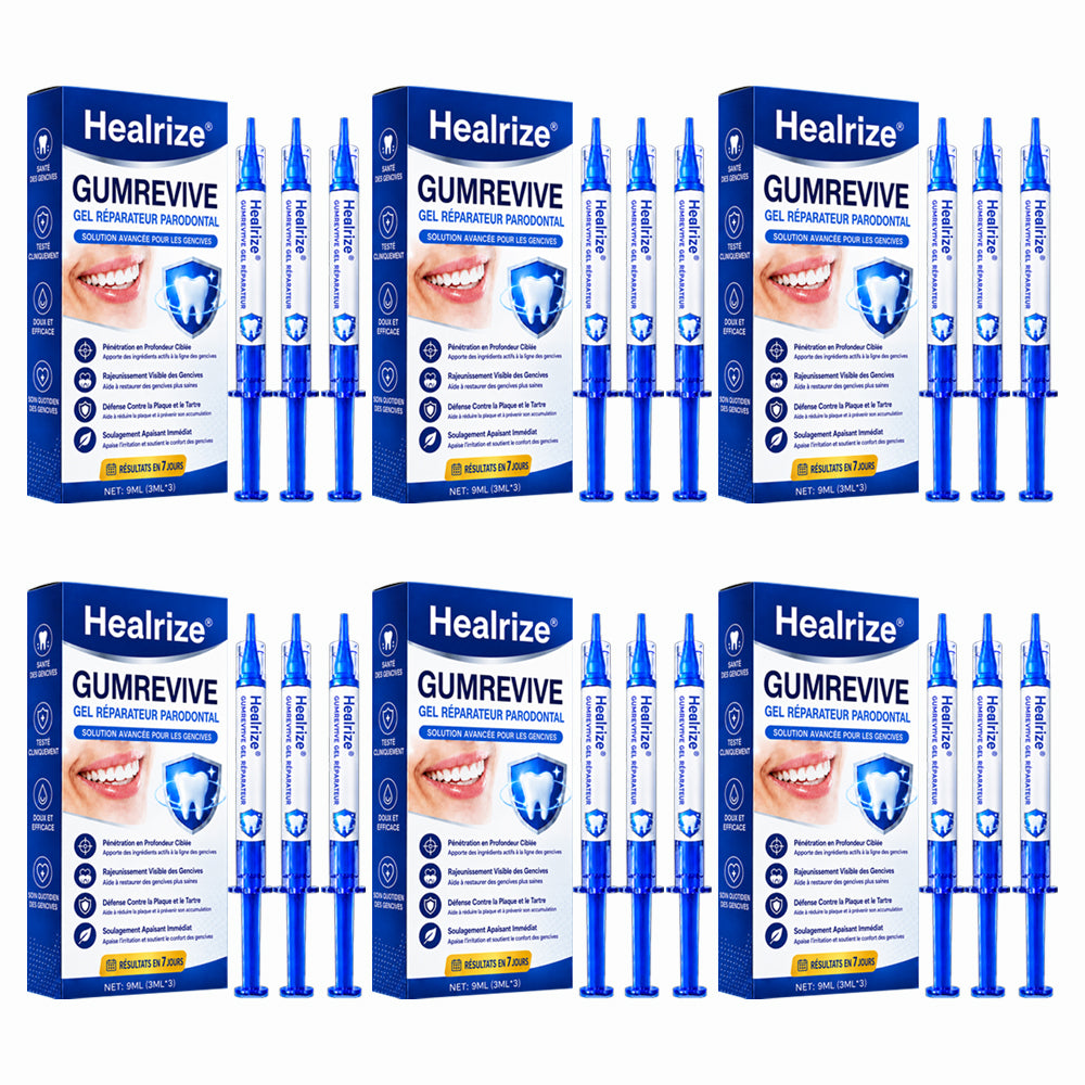 🦷Gel de réparation parodontale Healrize® GumRevive (pour les saignements et la rétraction des gencives ainsi que le déchaussement des dents)🐳