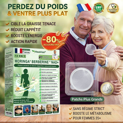 Magasin Officiel👩‍⚕️|H𝐞a𝐥r𝐢z𝐞® Moringa · BERBÉRINEX NAD+12-EN-1 Patch avancé à micro-aiguilles nano ✅(Une application quotidienne, résultats visibles en 7 jours)  Obésité, Diabète, Apnée du sommeil, Problèmes articulaires🍟🍘